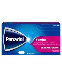 Panadol Femina, tabletki powlekane, 10 szt.