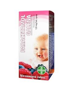 Paracetamol Galena, 120 mg/5 ml, syrop, 100 ml