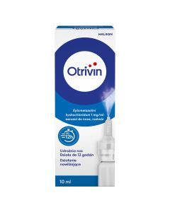 Otrivin 0,1%, 1 mg/ml, aerozol do nosa, 10 ml