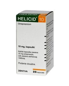 Helicid Control, 10 mg, kapsułki dojelitowe, twarde, 28 szt.