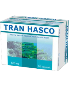 Tran Hasco, 500 mg, kapsułki miękkie, 60 szt.