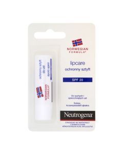 Neutrogena Formuła Norweska, ochronny sztyft do ust, SPF 20, 4,8 g