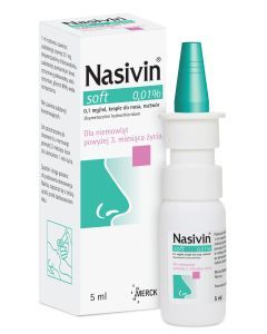 Nasivin Baby, 0,1 mg/ml, krople do nosa, 5 ml