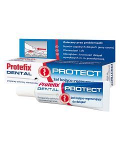 Protefix Dental, żel kojąco-regenerujący do dziąseł, 10 ml