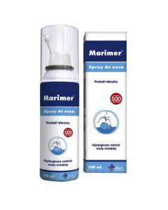 Marimer, spray oczyszczający, woda morska do nosa, roztwór izotoniczny, 100 ml