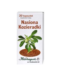 Nasiona kozieradki, kapsułki, 30 szt.