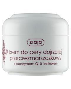 Ziaja, krem przeciwzmarszczkowy z koenzymem Q10 i retinolem, 50 ml