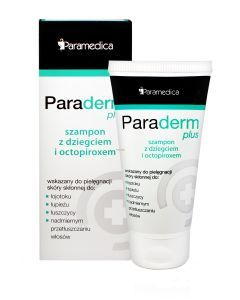 Paraderm Plus, szampon z dziegciem i octopiroxem, 150 ml