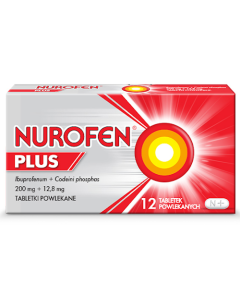 Nurofen Plus, tabletki powlekane, 12 szt.