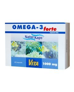 Omega-3 forte Naturkaps, kapsułki, 1000 mg, 60 szt.