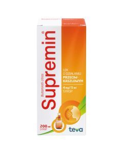Supremin, 4 mg/5 ml, syrop, 200 ml,butel