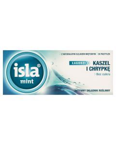 Isla-Mint, pastylki do ssania, 30 szt.