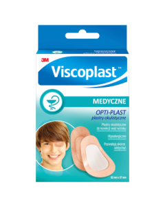 Viscoplast Opti-Plast, plastry okulistyczne, 82 mm x 57 mm, 10 szt.