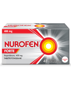 Nurofen Forte, 400 mg, tabletki powlekane, 48 szt.