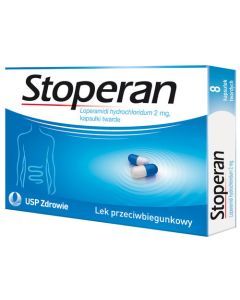 Stoperan, 2 mg, kapsułki twarde, 8 szt.