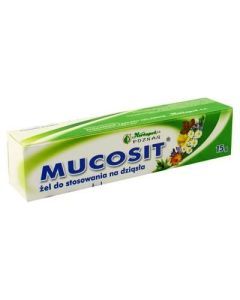 Mucosit, żel do stosowania na dziąsła, 15 g