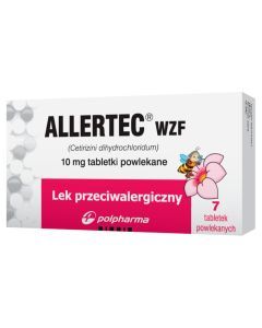 Allertec WZF, 10 mg, tabletki powlekane, 7 szt.