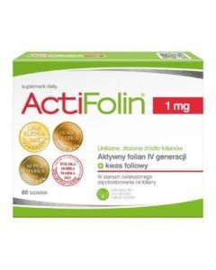 ActiFolin, 1 mg, tabl.powl., 60 szt