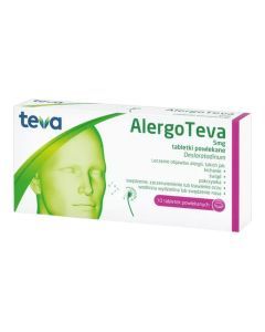 AlergoTeva, 5 mg, tabletki powlekane, 10 szt.