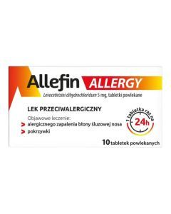 Allefin Allergy, 5 mg, tabl.powl., 10 szt