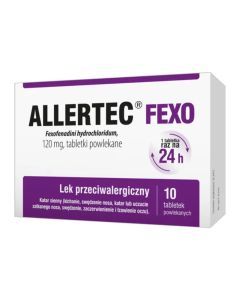Allertec Fexo, 120 mg, tabl.powl., 10 szt