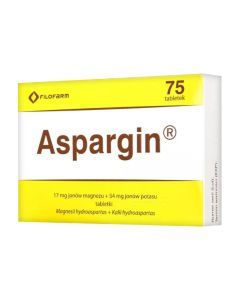 Aspargin, 250 mg + 250 mg, tabletki, 75 szt. (Filofarm)