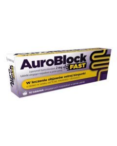 AuroBlock Fast, 2 mg, tabl.uleg.rozp.w j.ustn., 10 szt