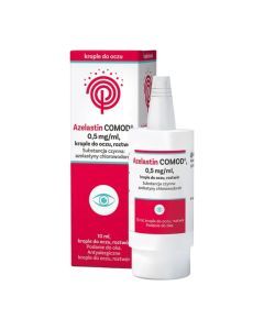 Azelastin COMOD, 0,5 mg/ml, krople do oczu, 10 ml