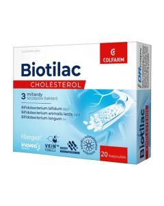 Biotilac Cholesterol, kaps., 20 szt