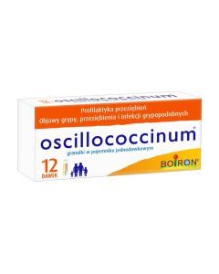 Boiron Oscillococcinum na przeziębienie i grypę, pojemniki jednodawkowe, 12x1g
