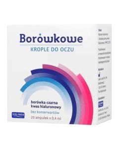 Borowkowe, krople do oczu, 0,4 ml, 20 minim.