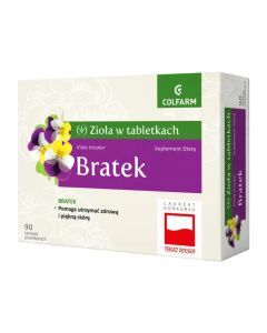 Bratek, tabletki powlekane, 90 szt.