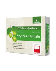 Szyszka chmielu, tabletki powlekane, 30 szt.