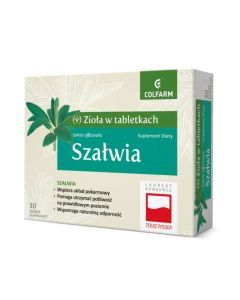 Szałwia, tabletki powlekane, 30 szt.