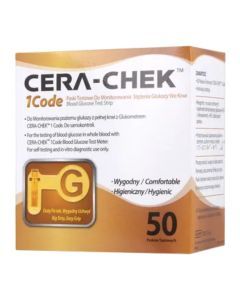 Cera-Chek 1 Code, test paskowy, 50 szt.