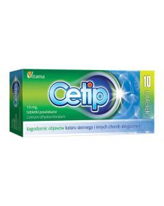 Cetip, tabletki powlekane, 10mg, 10 szt.