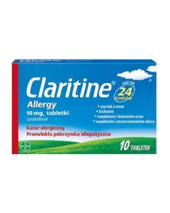 Claritine Allergy, 10 mg, tabl., 10 szt