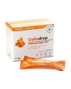 Colladrop® Forte, kolagen morski 10000 mg, saszetki, 30 szt.