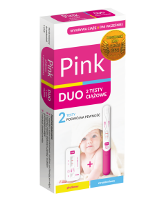 Pink Duo, 2 Testy ciazowe plytkowy + strumieniowy, 2 szt.