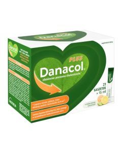 Danacol Plus, żel doustny, 15 ml, 21 sasz.