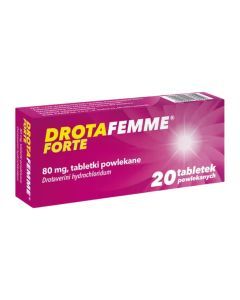 Drotafemme Forte, 80 mg, tabletki powlekane, 20 szt.