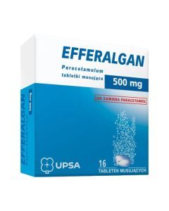 Efferalgan, 500 mg, tabletki musujące, 16 szt.