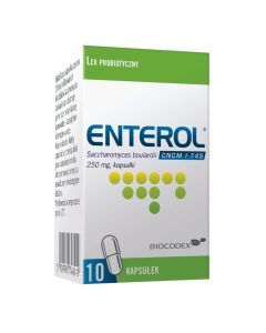 Enterol, 250 mg, kapsułki, 10 szt