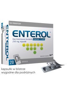 Enterol, 250 mg, kapsułki, 20 szt