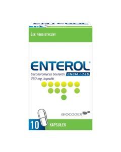Enterol, 250 mg, kapsułki, 10 szt