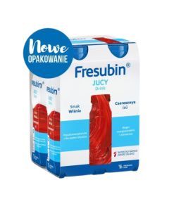Fresubin Jucy Drink, plyn, sm.wisniowy, 200ml, 4but