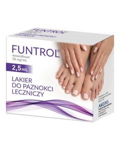 Funtrol, 50 mg/ml, lakier do paznokci leczniczy, 2,5 ml