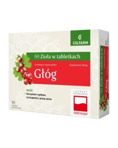 Głóg, tabletki powlekane, 90 szt.