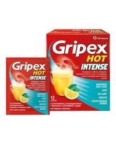 Gripex Hot Intense, prosz.d/sp.roztw.doustn., 12 sasz.