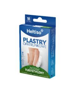 HELTISO, Plastry opatrunkowe Zestaw Turystyczny, 18 szt.